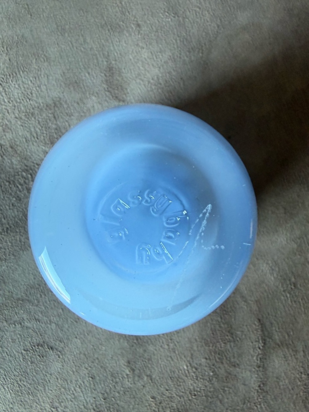 Light Blue Glassybaby Candle Holder - Picture 5 of 8
